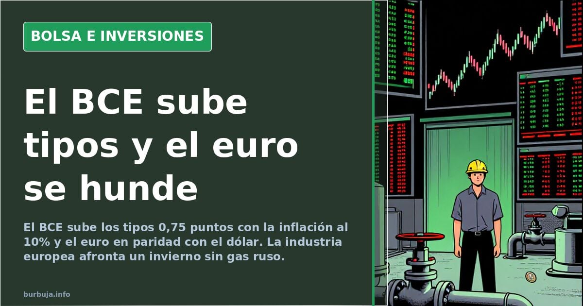 ECB Hikes Rates by 0.75% as Inflation Hits 10%