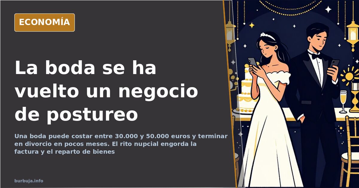 50,000-euro weddings that end in divorce within months