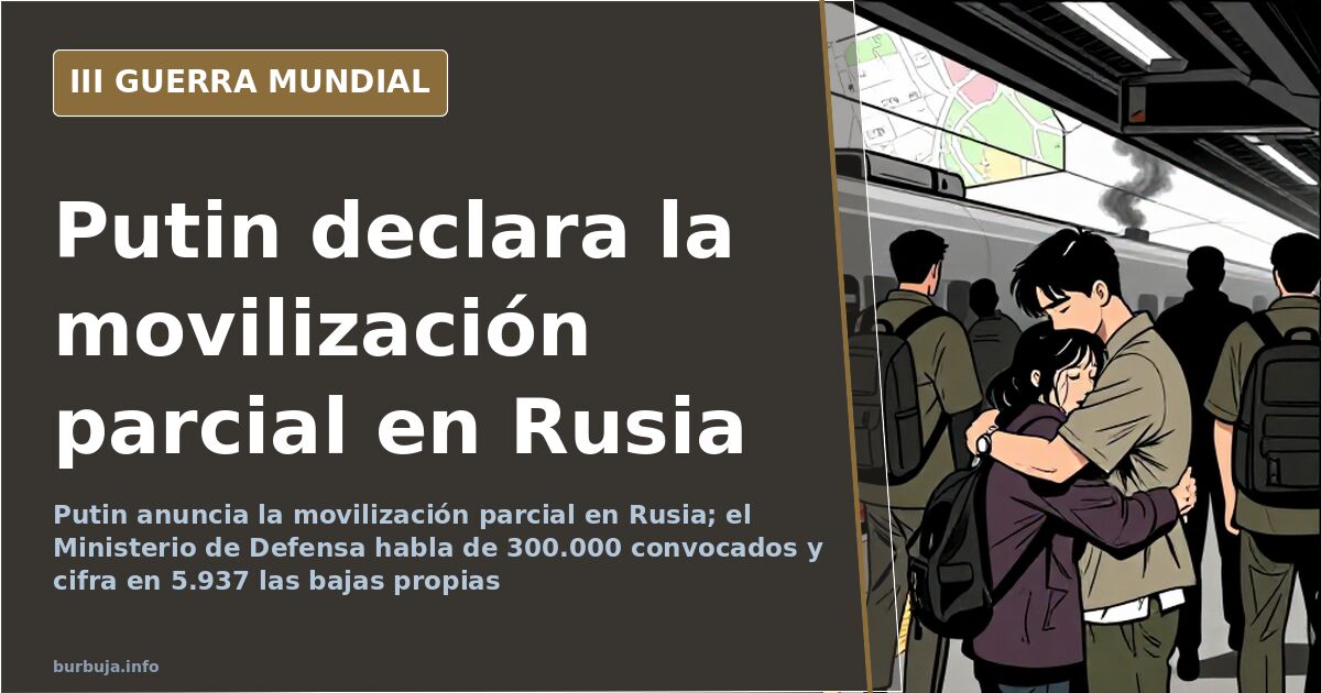 Imagen de archivo de vehículos militares tras el anuncio de movilización parcial en Rusia