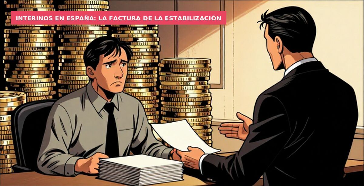 Interinos en España: la factura de la estabilización