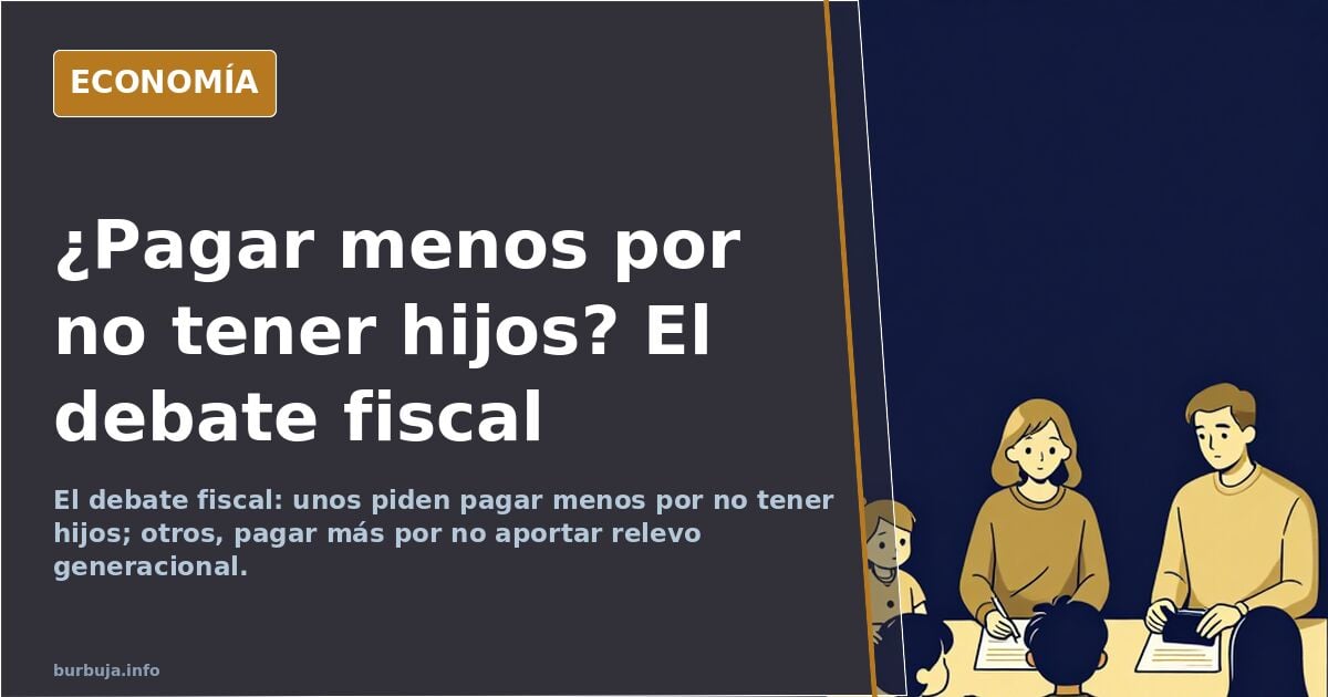 No Children, Lower Taxes: The Argument That Divides Everyone