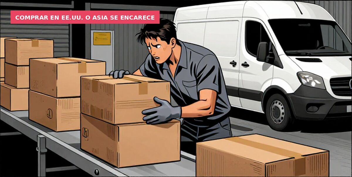 Comprar en EE.UU. o Asia se encarece
