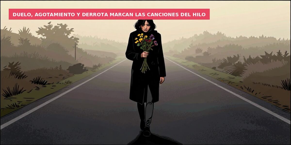 Duelo, agotamiento y derrota marcan las canciones del hilo