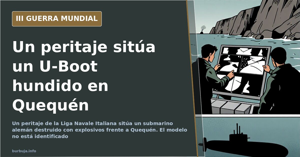 Italienische Experten identifizieren deutsches U-Boot-Wrack vor Argentinien