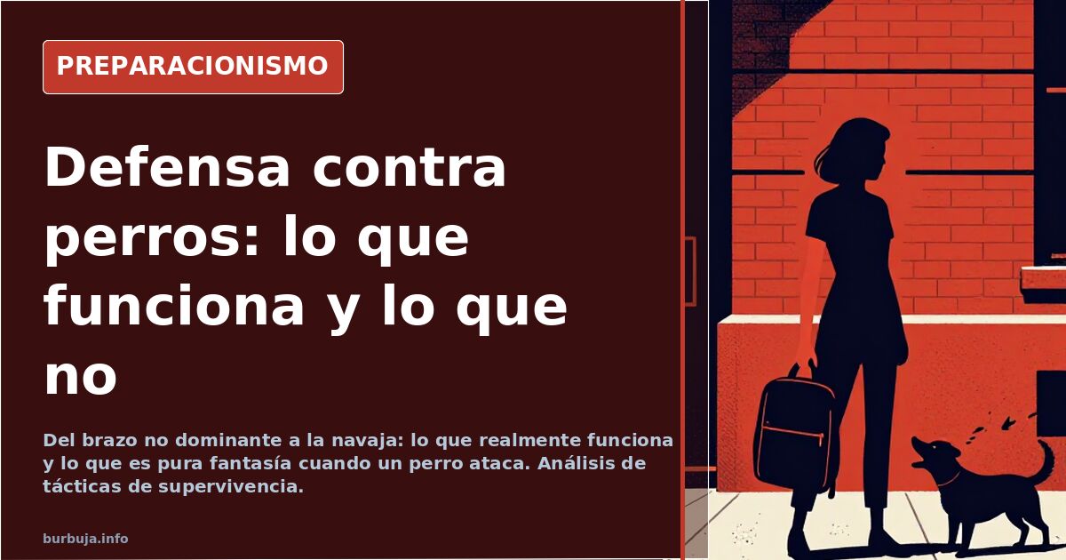 Defensa contra perros: lo que funciona y lo que no