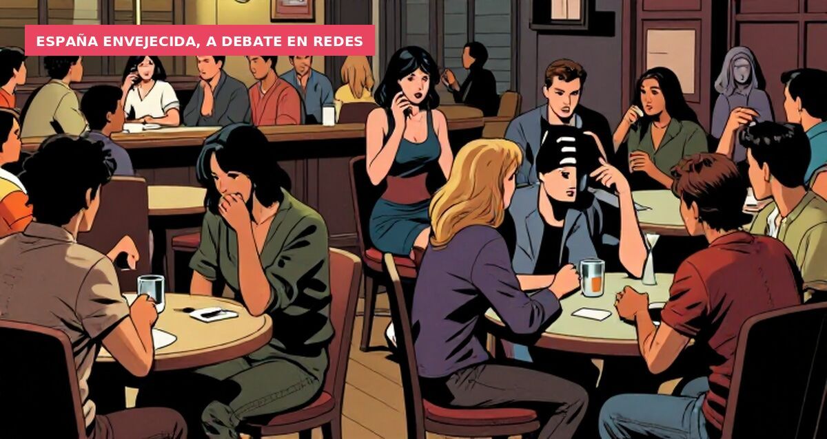 España envejecida, a debate en redes
