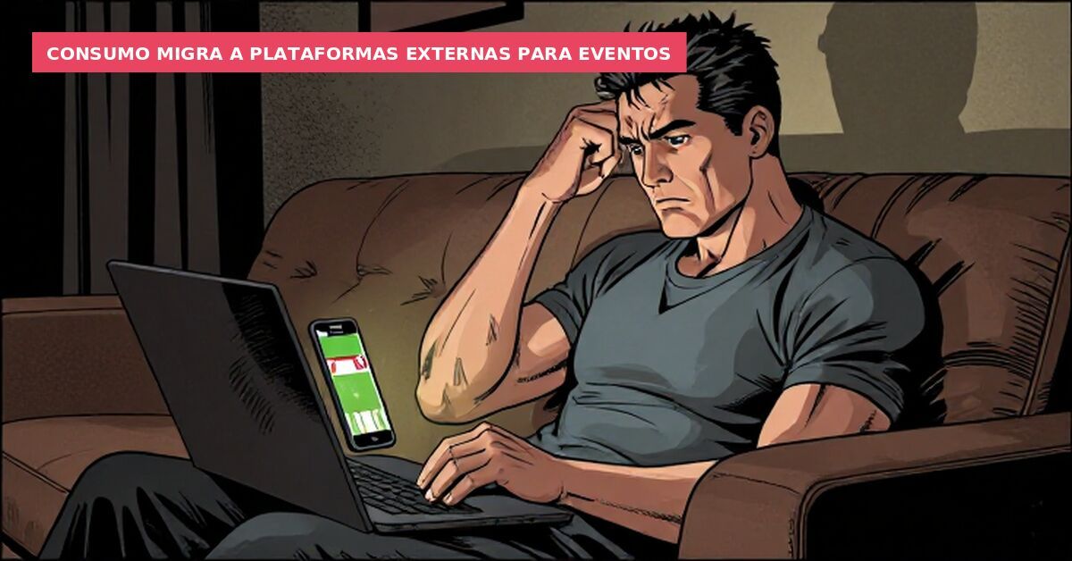 Consumo migra a plataformas externas para eventos