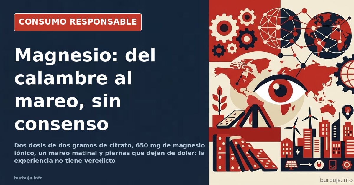 Magnesio: dosis reales, absorción y el temor al exceso