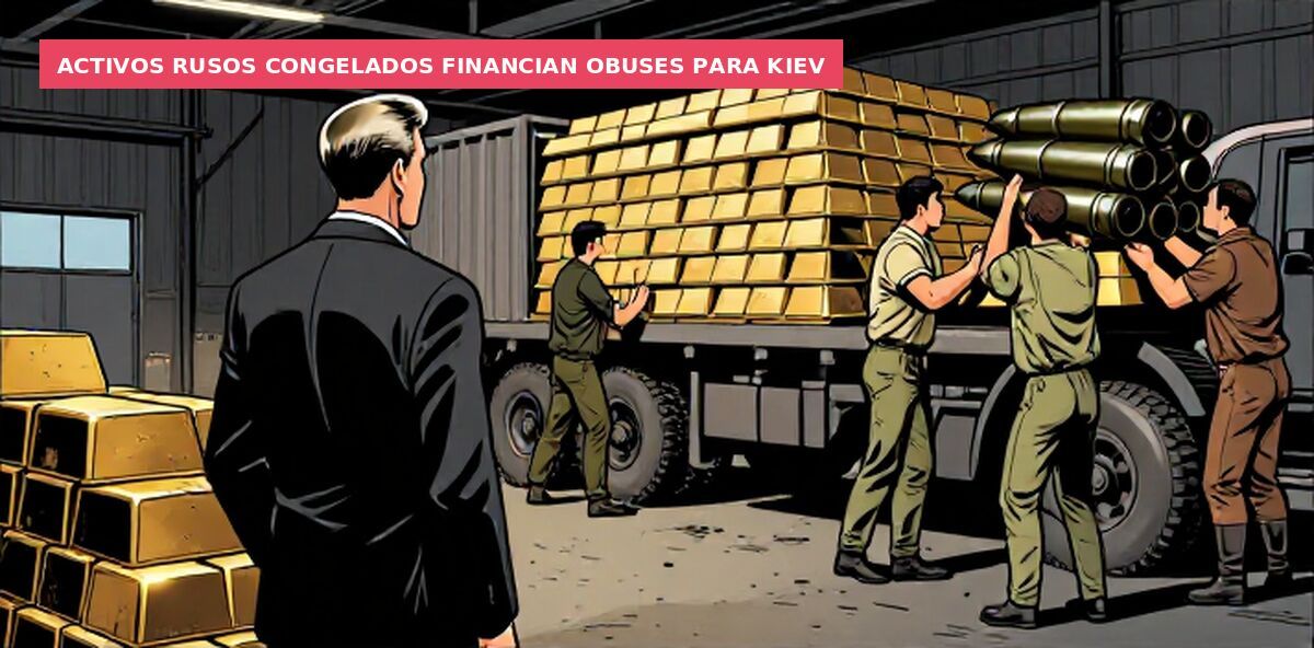 Activos rusos congelados financian obuses para Kiev