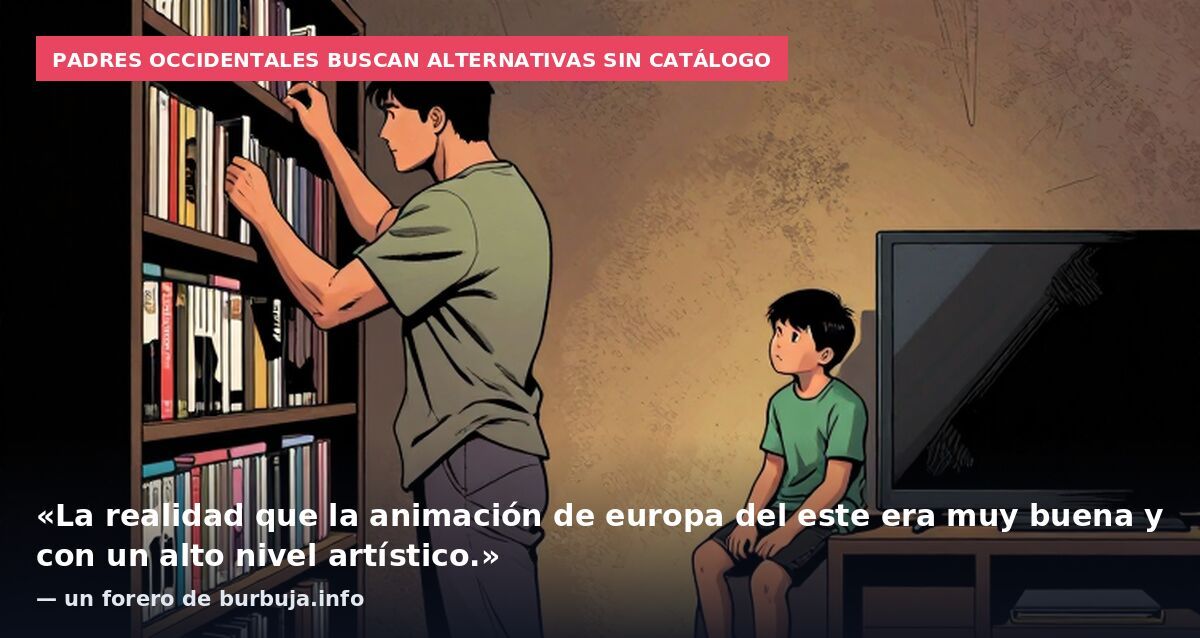 Padres occidentales buscan alternativas sin catálogo: «La realidad que la animación de europa del este era muy buena y con un alto nivel artístico.» — un forero de burbuja.info