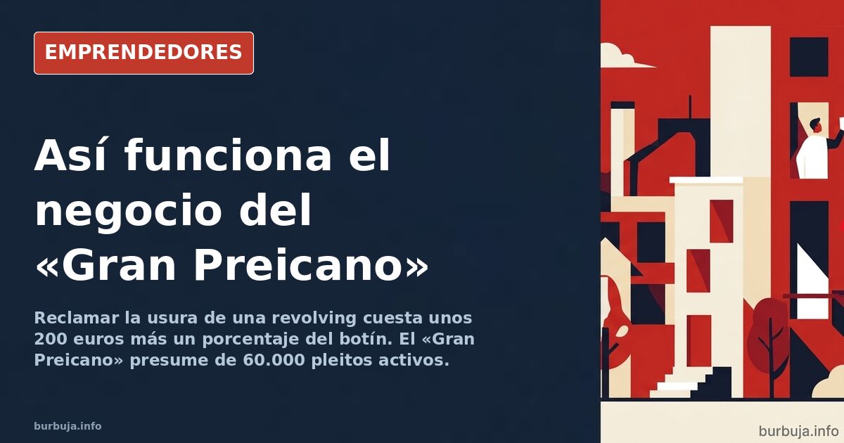 Raúl Castañeda, el «Gran Preicano» de Preico Jurídicos, grabando uno de sus vídeos sobre reclamaciones de usura bancaria