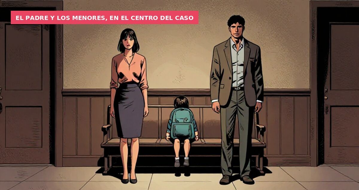 El padre y los menores, en el centro del caso