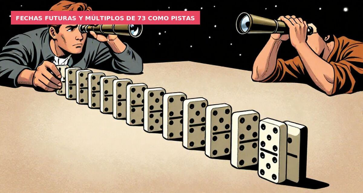 Fechas futuras y múltiplos de 73 como pistas