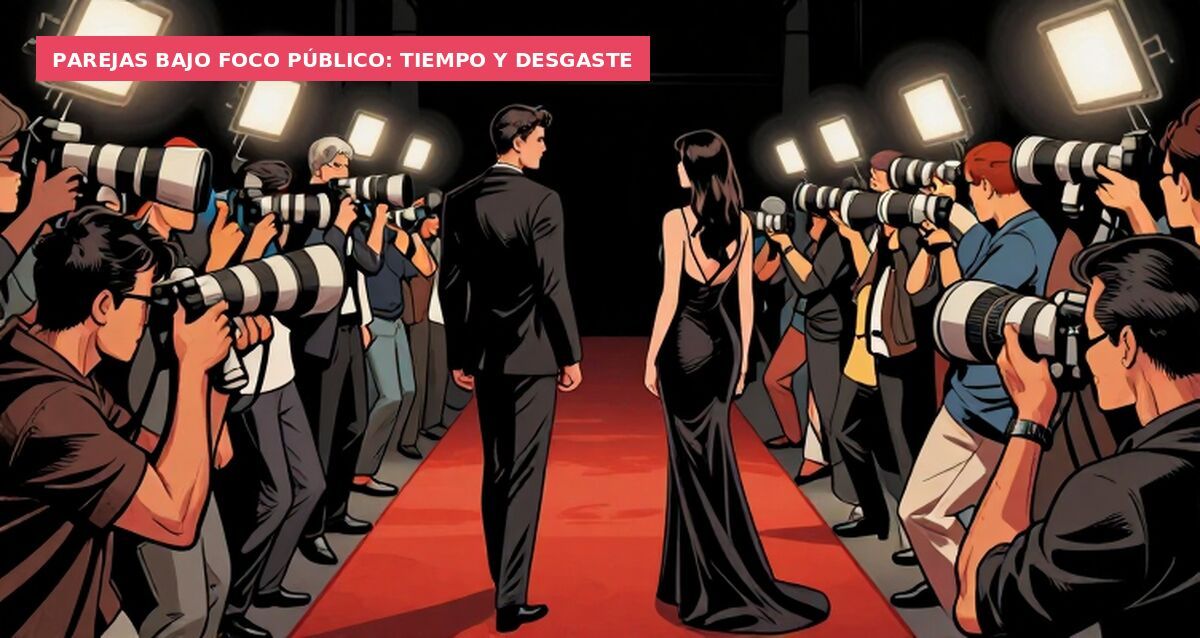 Parejas bajo foco público: tiempo y desgaste