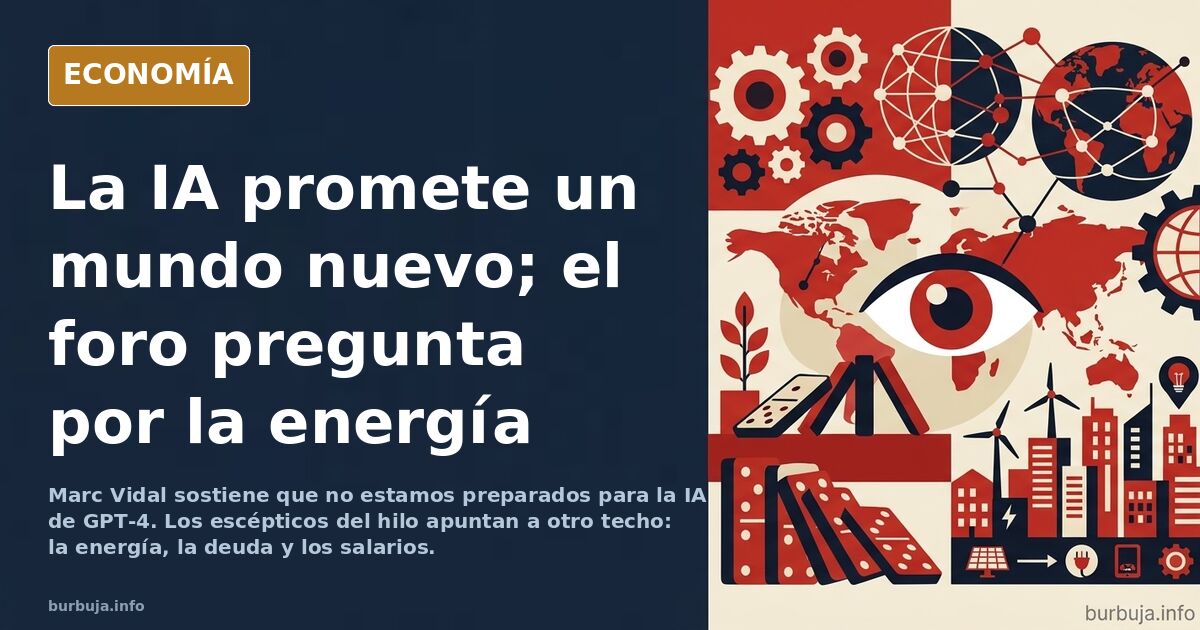 Pantalla que muestra GPT-4 frente a torres de extracción de petróleo: la inteligencia artificial y su límite energético