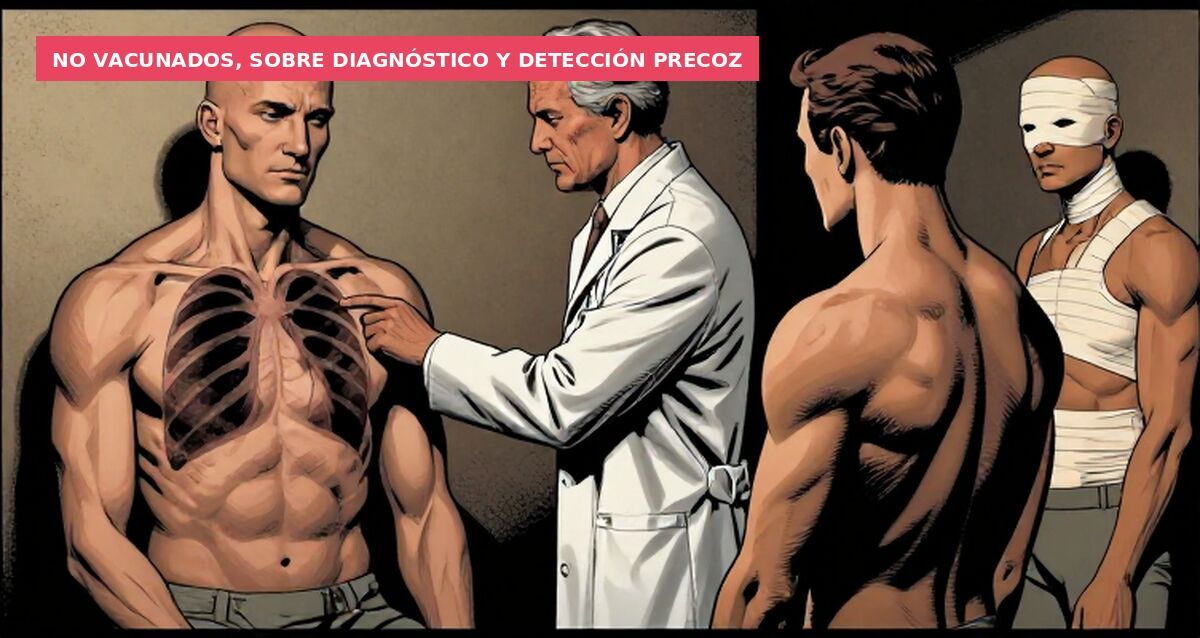 No vacunados, sobre diagnóstico y detección precoz