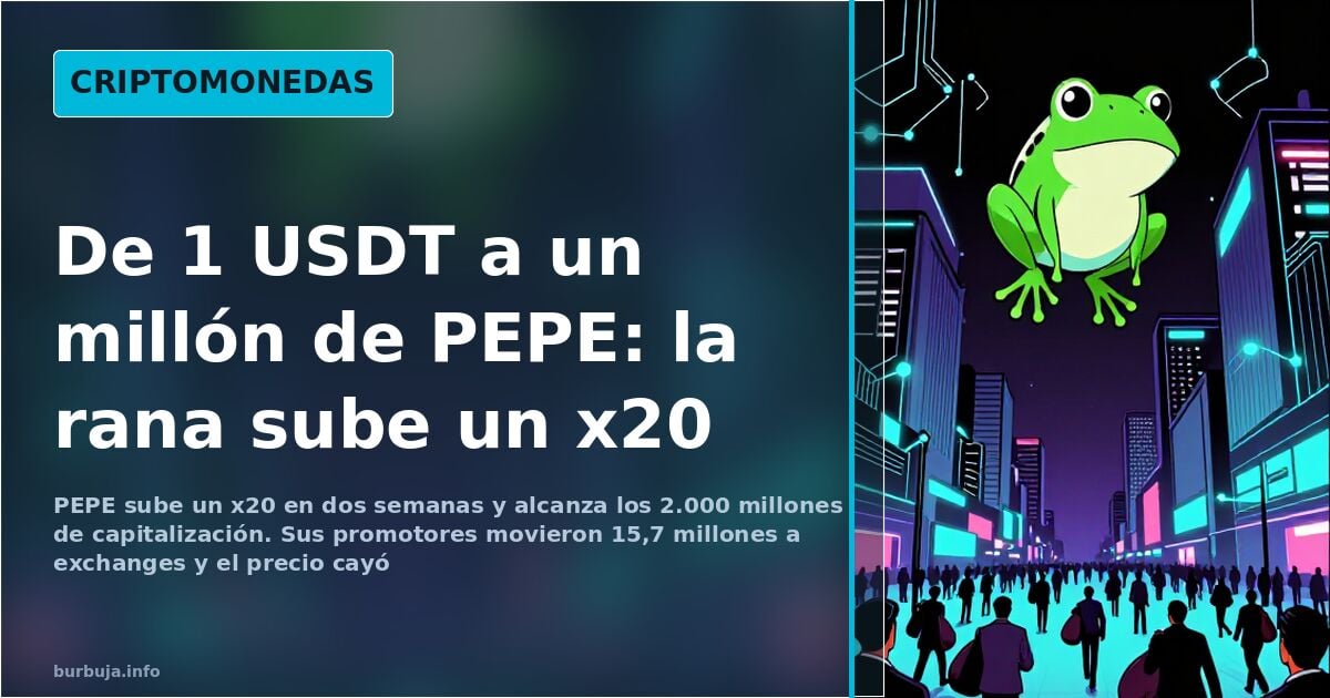 PEPE surges 20x in two weeks, hitting $2 billion market cap
