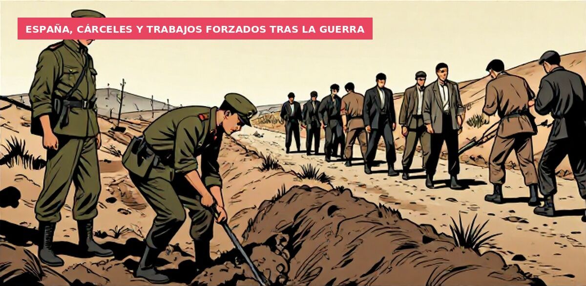 España, cárceles y trabajos forzados tras la guerra