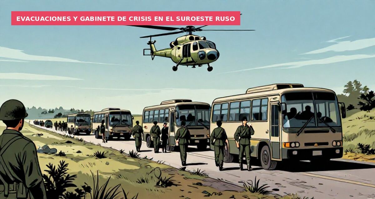Evacuaciones y gabinete de crisis en el suroeste ruso
