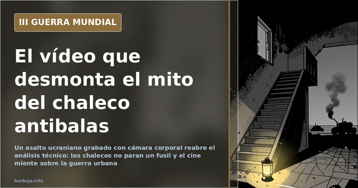 Escalera de hormigón de un edificio en ruinas con luz intensa y silueta de soldado en la guerra de Ucrania