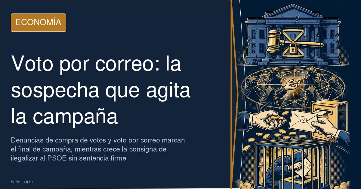 Vote Buying and PSOE: Suspicion Clouds the End of Campaigning