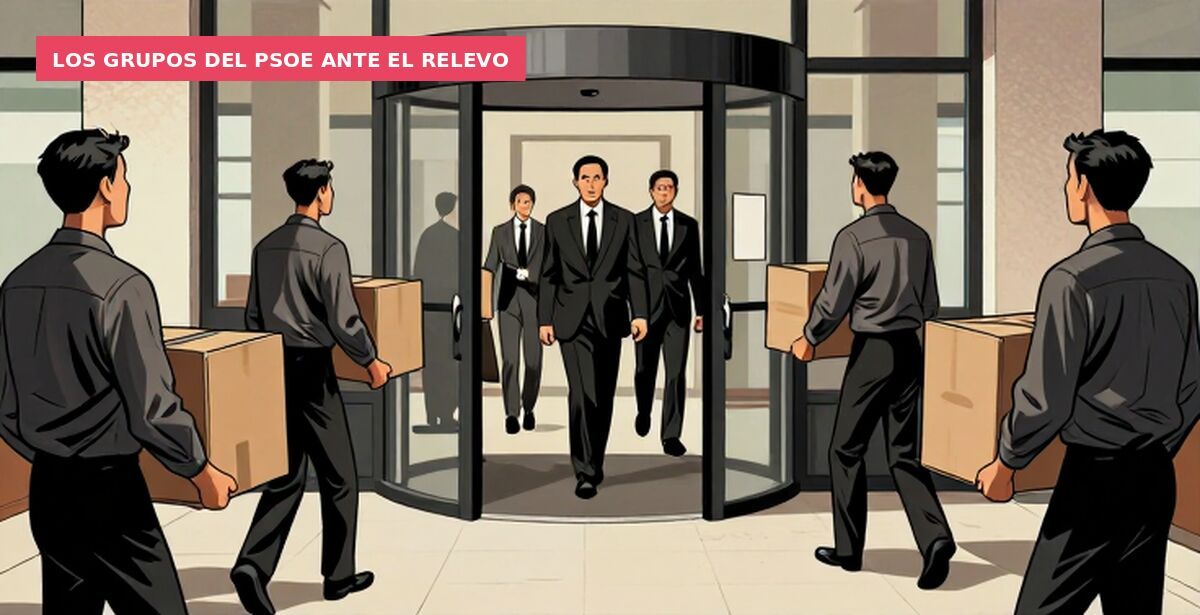 Los grupos del PSOE ante el relevo