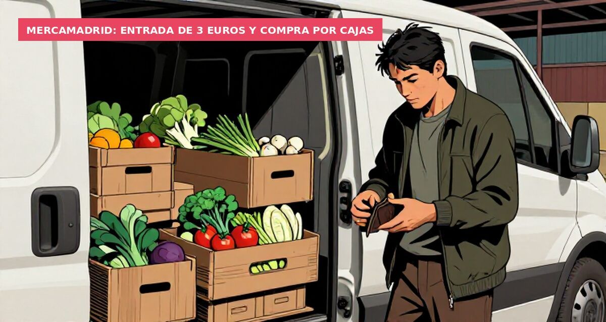 Mercamadrid: entrada de 3 euros y compra por cajas