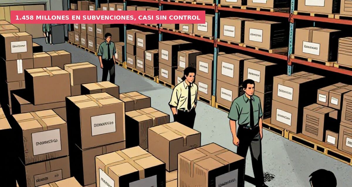 1.458 millones en subvenciones, casi sin control