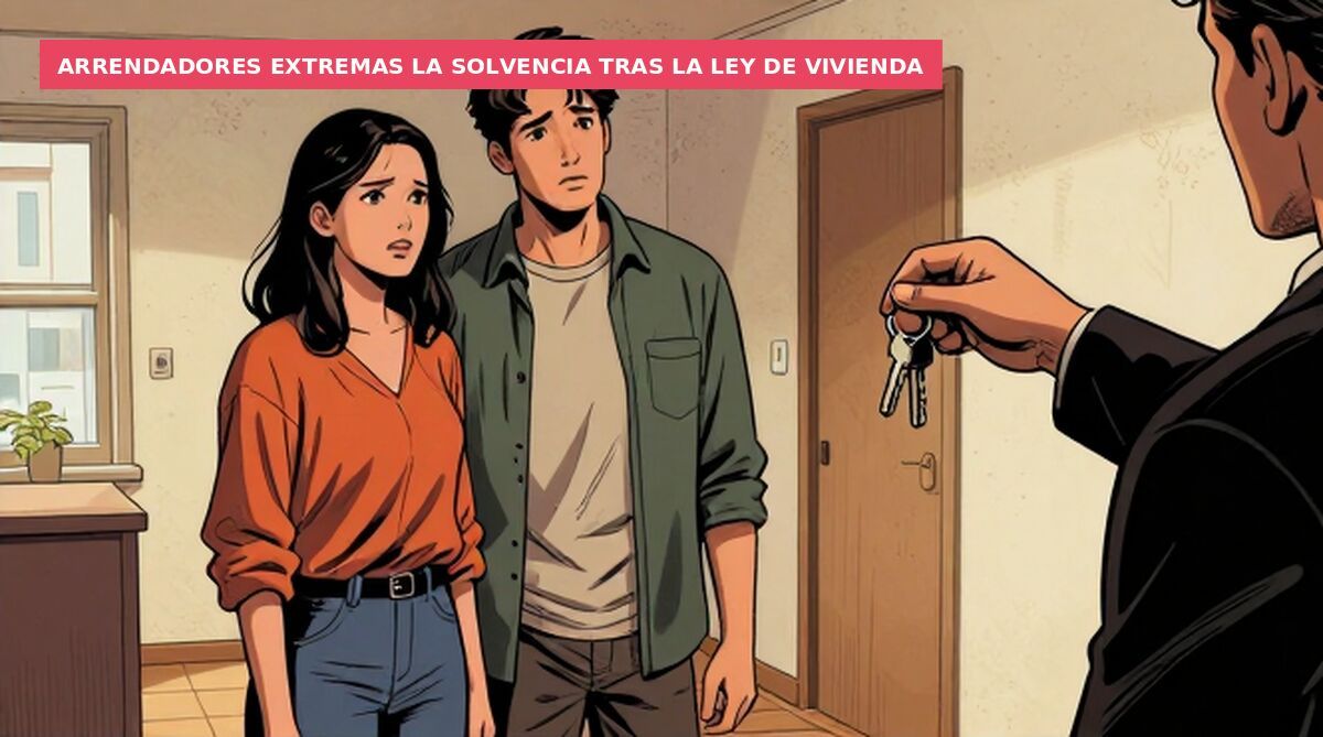 Arrendadores extremas la solvencia tras la Ley de Vivienda