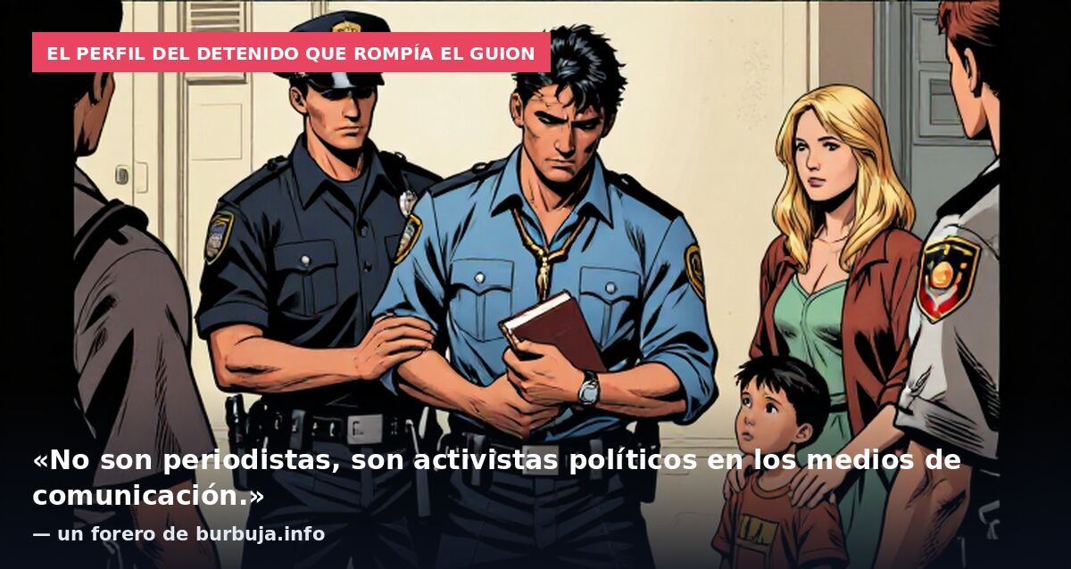 El perfil del detenido que rompía el guion: «No son periodistas, son activistas políticos en los medios de comunicación.» — un forero de burbuja.info