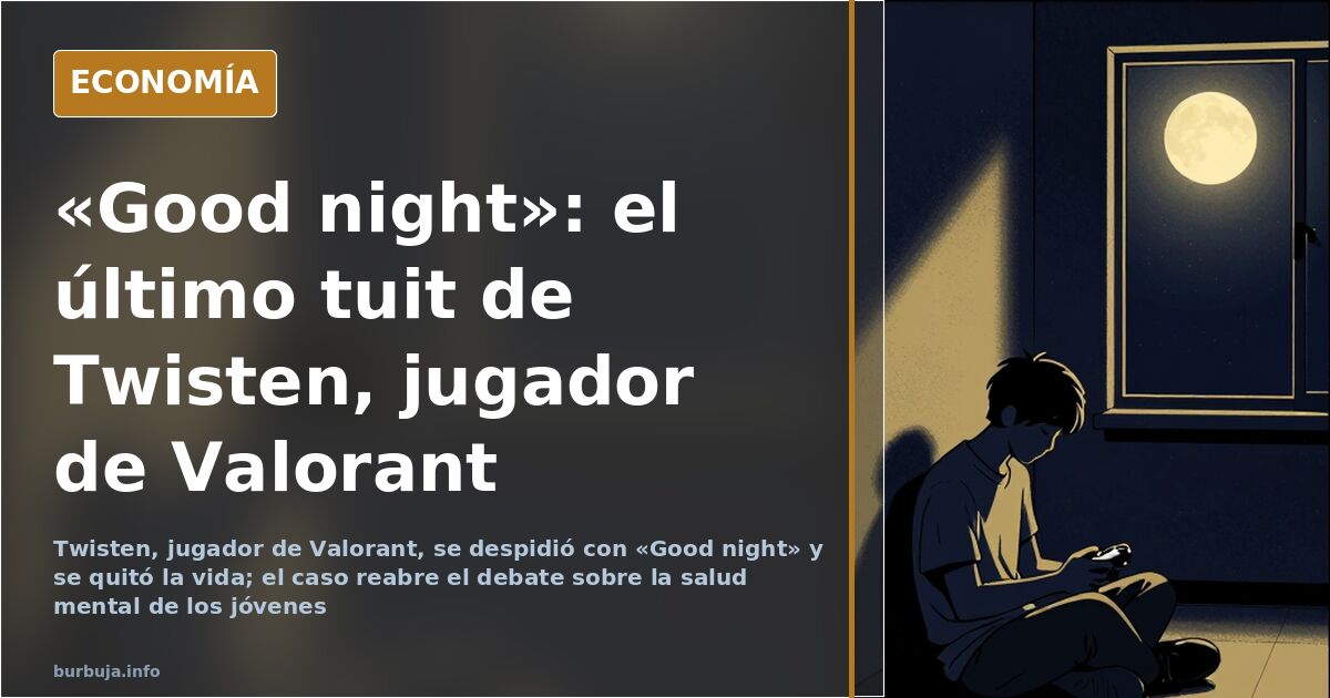 Ilustración editorial de un joven gamer de espaldas ante una pantalla encendida, en tonos azul marino y dorado