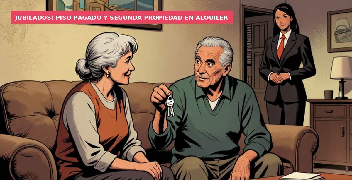 Jubilados: piso pagado y segunda propiedad en alquiler
