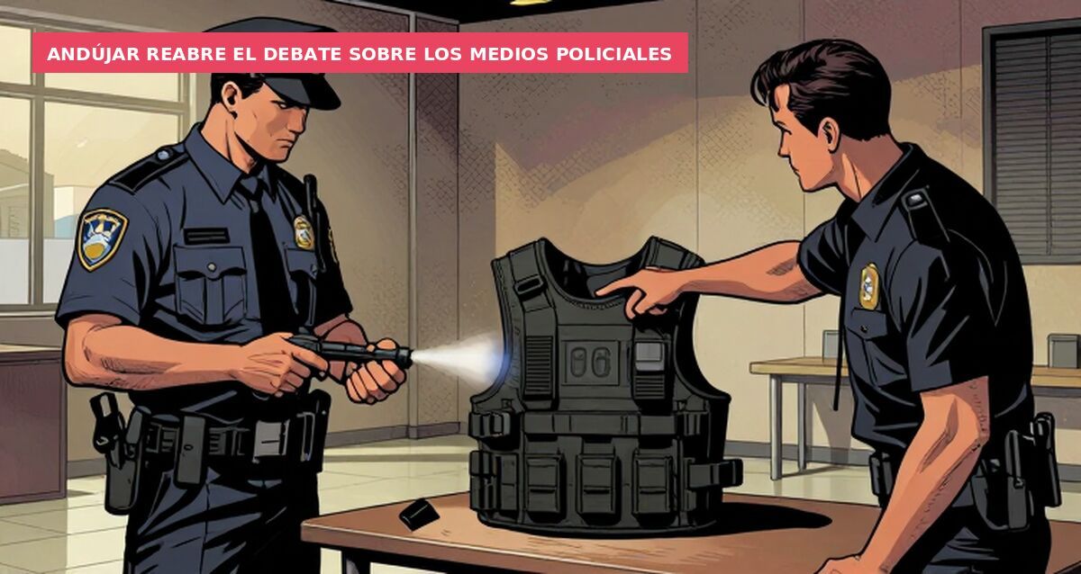 Andújar reabre el debate sobre los medios policiales