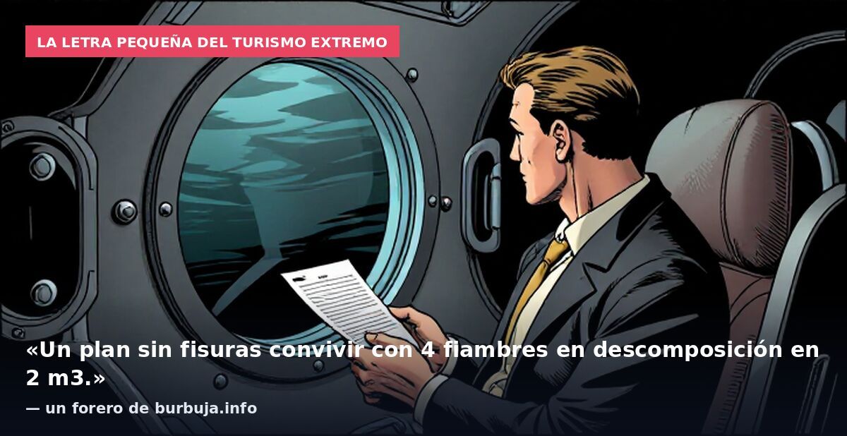 La letra pequeña del turismo extremo: «Un plan sin fisuras convivir con 4 fiambres en descomposición en 2 m3.» — un forero de burbuja.info