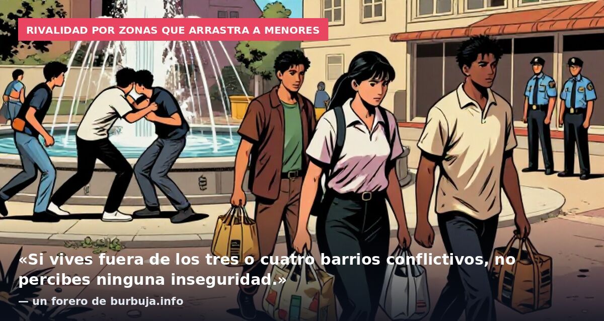 Rivalidad por zonas que arrastra a menores: «Si vives fuera de los tres o cuatro barrios conflictivos, no percibes ninguna inseguridad.» — un forero de burbuja.info