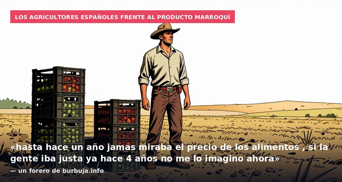 Los agricultores españoles frente al producto marroquí: «hasta hace un año jamas miraba el precio de los alimentos , si la gente iba justa ya hace 4 años no me lo imagino ahora» — un forero de burbuja.info