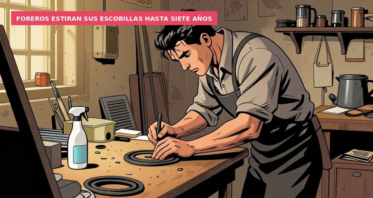 Foreros estiran sus escobillas hasta siete años
