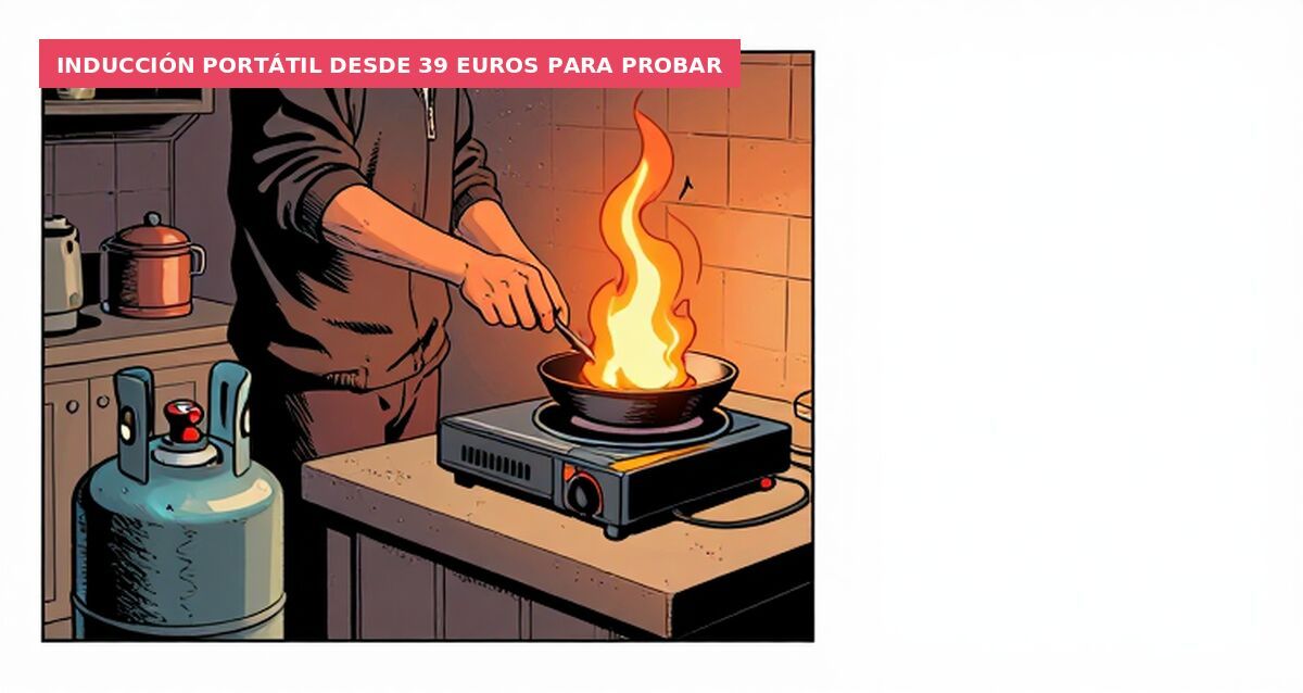 Inducción portátil desde 39 euros para probar