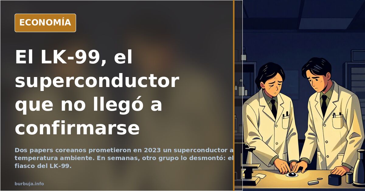 LK-99: The Room-Temperature Superconductor That Wasn't