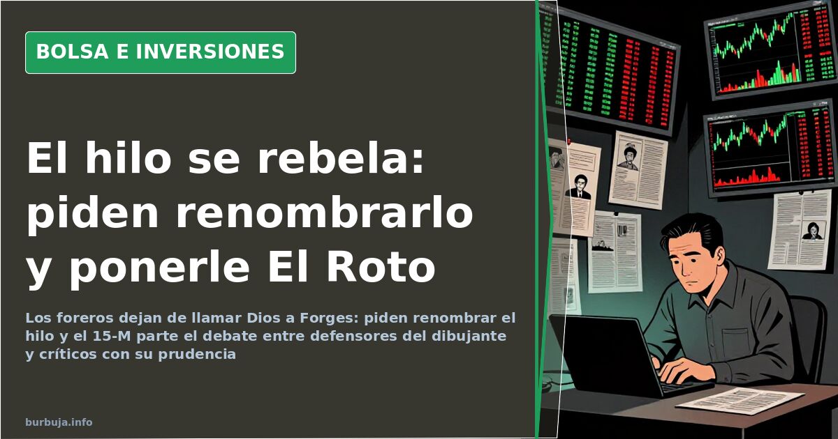 El hilo se rebela: piden renombrarlo y ponerle El Roto