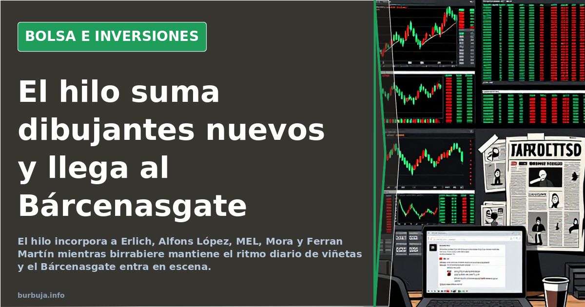 El hilo suma dibujantes nuevos y llega al Bárcenasgate