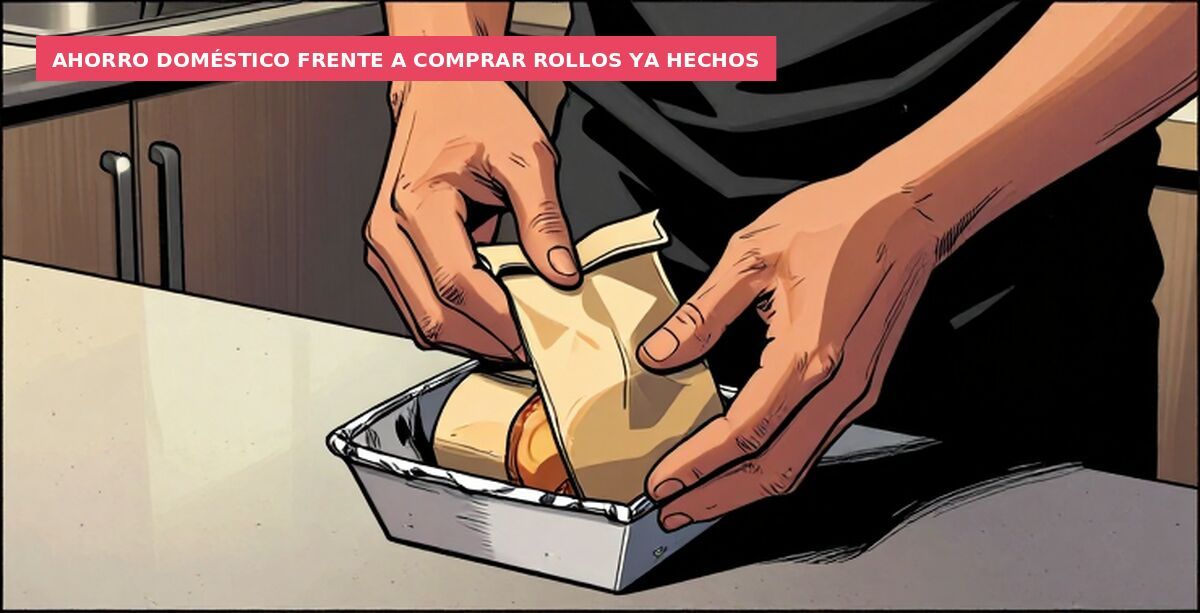 Ahorro doméstico frente a comprar rollos ya hechos