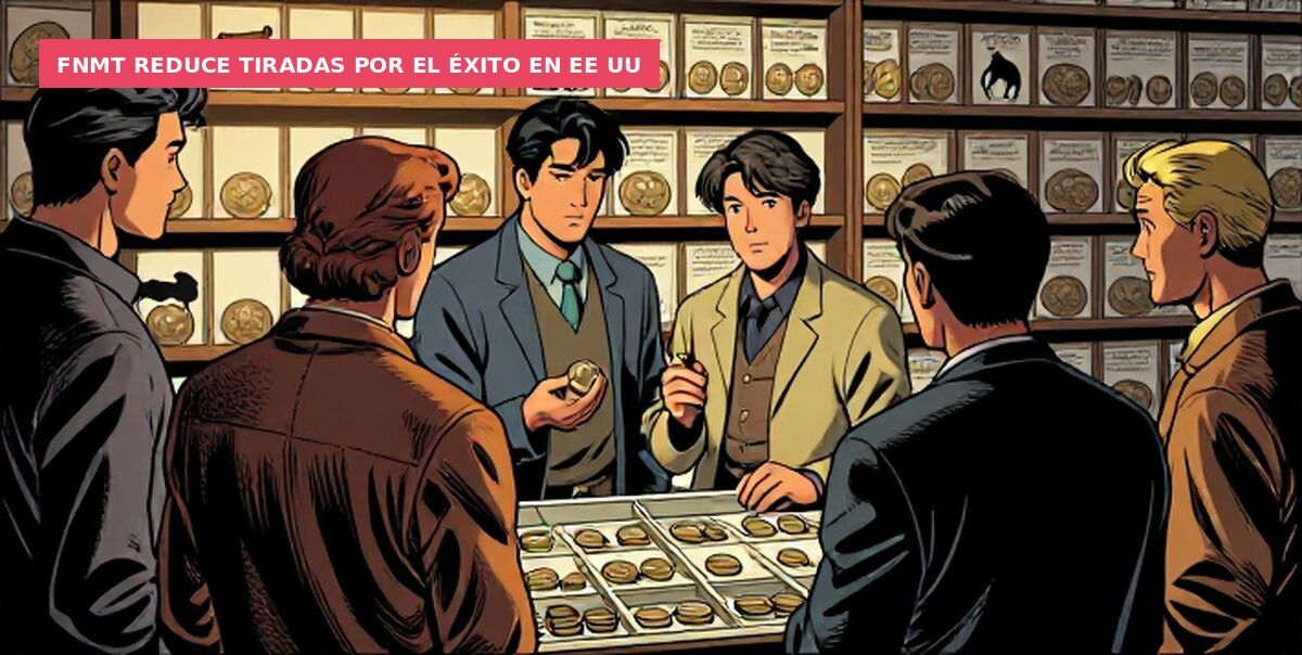 FNMT reduce tiradas por el éxito en EE UU