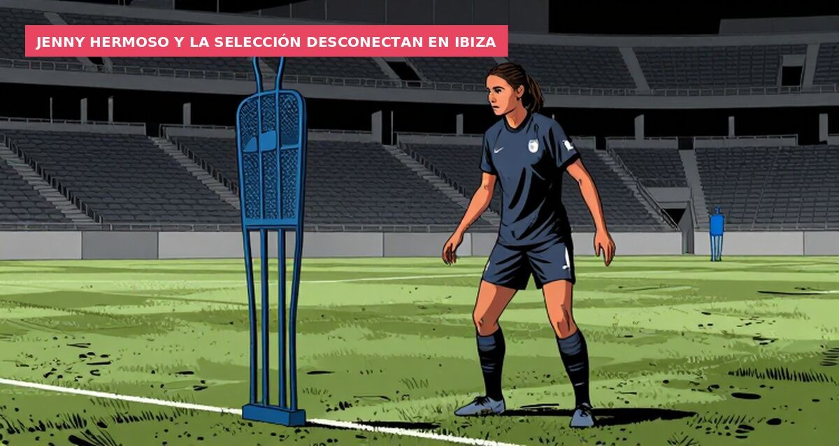 Jenny Hermoso y la Selección desconectan en Ibiza