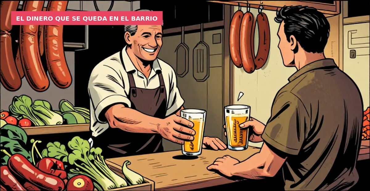 El dinero que se queda en el barrio