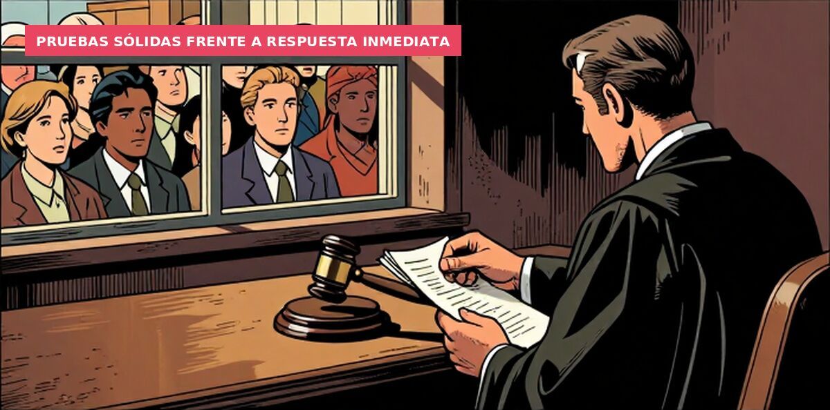 Pruebas sólidas frente a respuesta inmediata