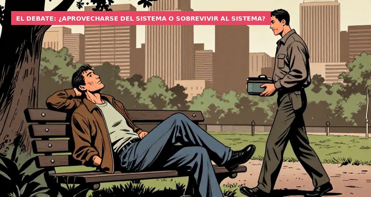 El debate: ¿aprovecharse del sistema o sobrevivir al sistema?