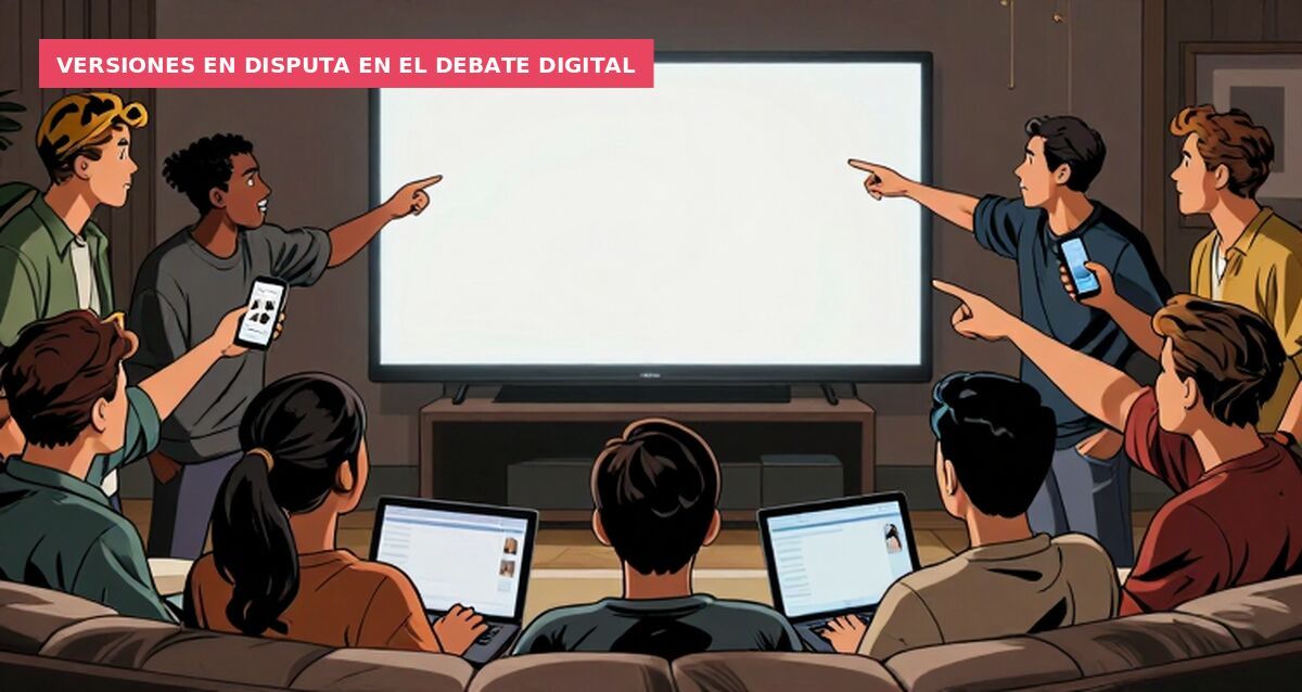 Versiones en disputa en el debate digital