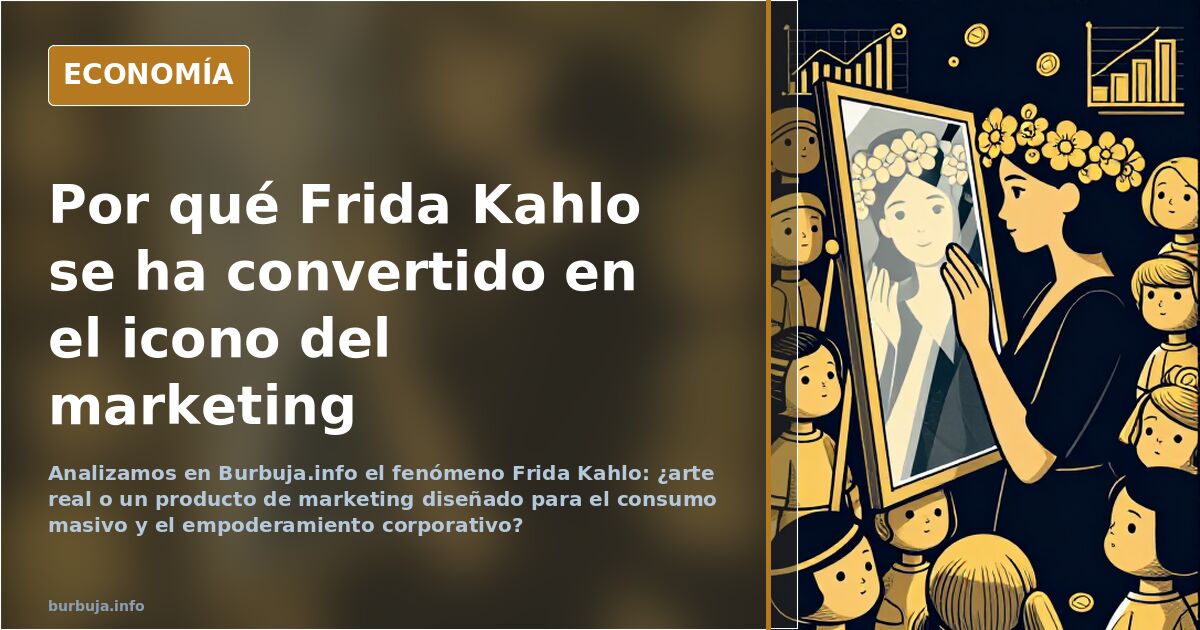 Analizamos en Burbuja.info el fenómeno Frida Kahlo: ¿arte real o un producto de marketing diseñado para el consumo masivo y e