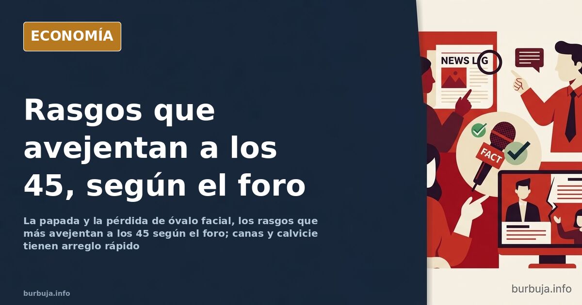 Primer plano de un hombre frente al espejo que examina los rasgos que avejentan su rostro